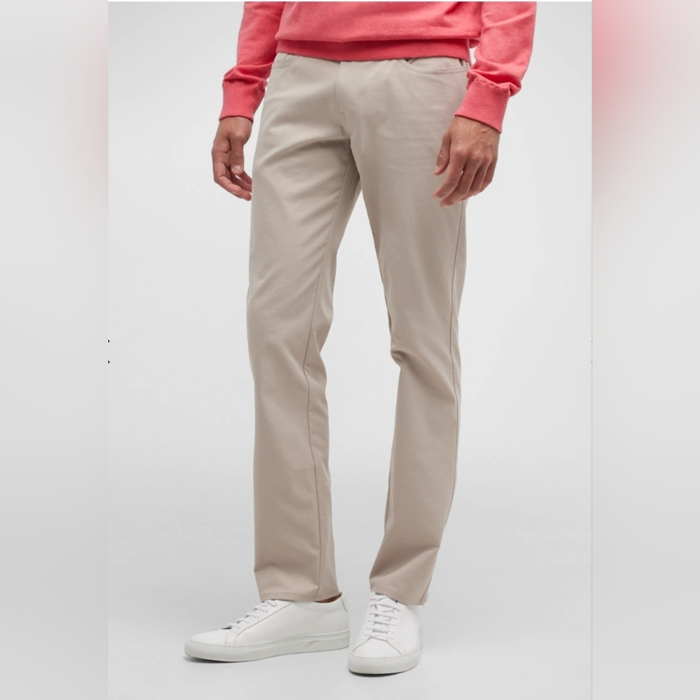 Peter Millar 36 x 30 Crown Sport 5 Pocket eb66 Performance Pants Khaki $160 NWT